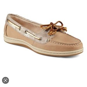 Sperry Firefish Snake Linen Boat Shoes